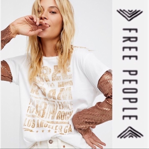 Free People Tops - 🛍SALE🛍 NWT Free People Backstage Tee